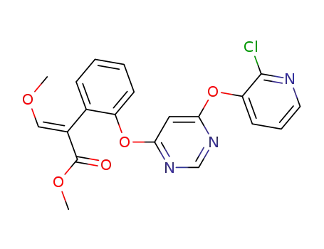(E)-methyl 2-[2-(6-(2-chloropyrid-3-yloxy)pyrimidin-4-yloxy)phenyl]-3-methoxypropenoate