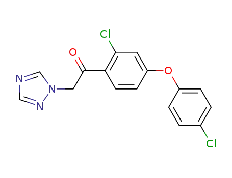 1-[2-chloro-4-(4-chloro-phenoxy)-phenyl]-2-[1,2,4]triazol-1-yl-ethanone