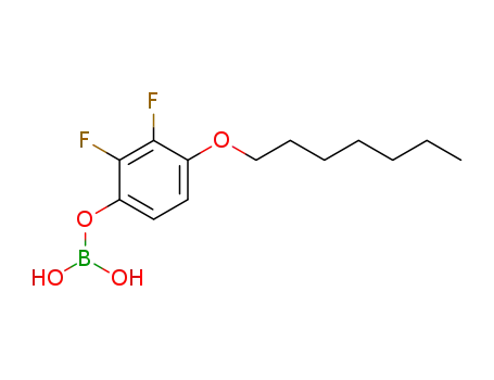 2,3-difluoro-4-n-heptyloxyphenyl boric acid