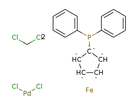 1,1'-bis(diphenylphosphino)ferrocene palladium (II) chloride