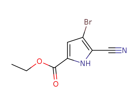 4-bromo-5-cyano-2-carbethoxypyrrole