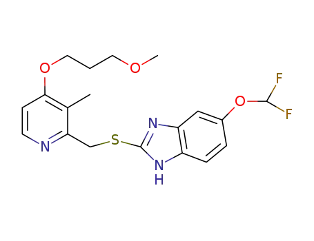 2-{[4-(3-methoxy-propoxy)-3-methylpyridine-2-yl]-methylthio}-1H-5-difluoromethoxyl-benzimidazole