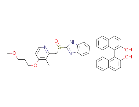 (S)-rabeprazole-(S)-(-)-BINOL complex