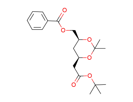((4S,6R)-6-(2-tert-butoxy-2-oxoethyl)-2,2-dimethyl-1,3-dioxan-4-yl)methyl benzoate