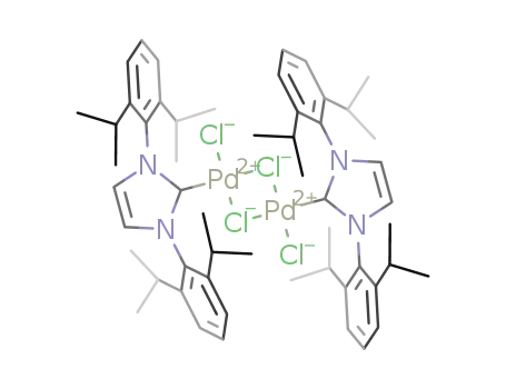 [(1,3-bis-(2,6-diisopropylphenyl)-1,3-dihydro-2H-imidazol-2-ylidene)PdCl(μ-Cl)]2