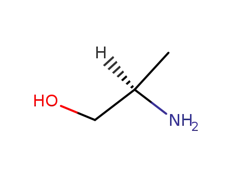 Molecular Structure of 35320-23-1 ((R)-(-)-2-Amino-1-propanol)