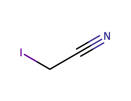 Molecular Structure of 624-75-9 (Iodoacetonitrile)