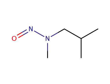 Molecular Structure of 34419-76-6 (N,2-Dimethyl-N-nitroso-1-propanamine)