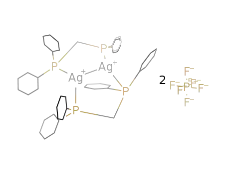 [Ag2(μ-bis(dicyclohexylphosphino)methane)](PF6)2