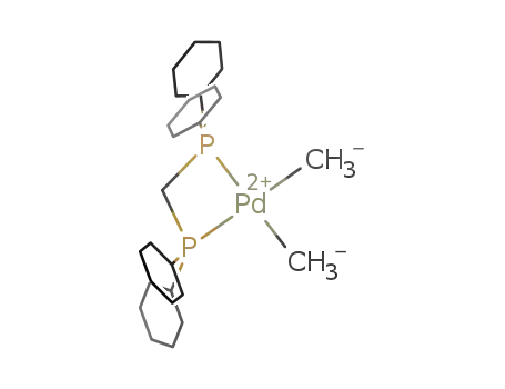 (bis(dicyclohexylphosphino)methane)dimethylpalladium(II)