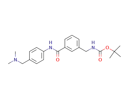 [3-(4-dimethylaminomethylphenylcarbamoyl)benzyl]carbamic acid tert-butyl ester