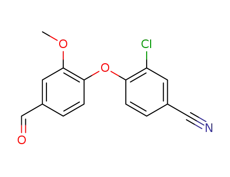 4-(4-formyl-2-methoxyphenoxy)-3-chlorobenzonitrile