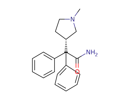 2-((S)-1-methylpyrrolidin-3-yl)-2,2-diphenylacetamide