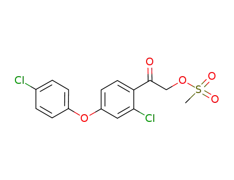 2-[2-chloro-4 (4-chlorophenoxy)phenyl]-2-oxo-ethyl methanesulfonate