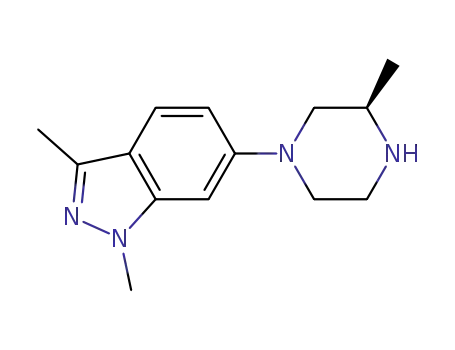 (R)-1,3-dimethyl-6-(3-methylpiperazin-1-yl)-1H-indazole