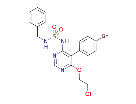 N-[5-(4-bromophenyl)-6-(2-hydroxyethoxy)-4-pyrimidinyl]-N'-benzyl-sulfamide