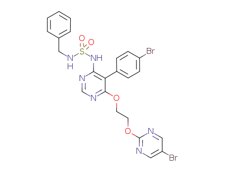 benzylsulfamic acid {5-(4-bromophenyl)-6-[2-(5-bromopyrimidin-2-yloxy)-ethoxy]-pyrimidine-4-yl}-amide