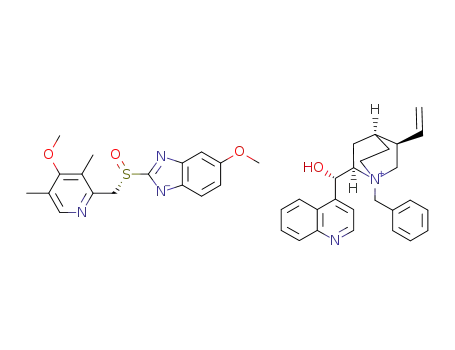 (S)-omeprazole N-benzylcinchoninium salt