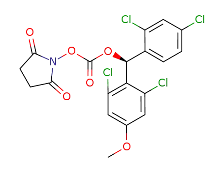 ((S)-(2,6-dichloro-4-methoxyphenyl)(2,4-dichlorophenyl)methyl) N-succinimidyl carbonate