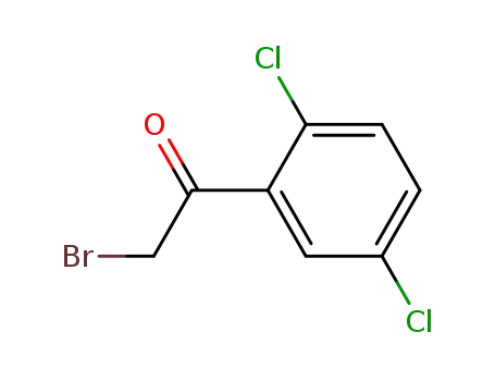 Molecular Structure of 4571-25-9 (2-Bromo-1-(2,5-dichlorophenyl)ethanone)