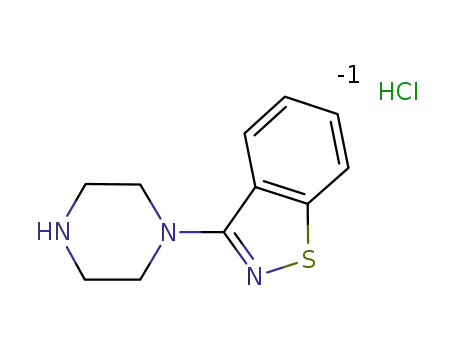 3-(1-piperazinyl)-1,2-benzoisothiazole hydrochloride