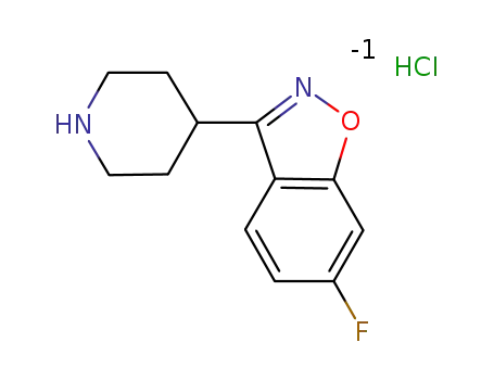 6-fluoro-3-(4-piperidinyl)-1,2-benzisoxazole hydrochloride