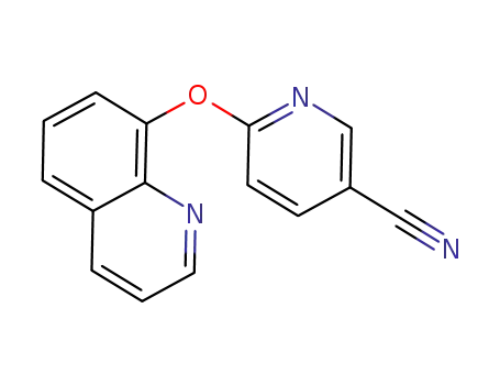 6-(quinolin-8-yloxy)nicotinonitrile