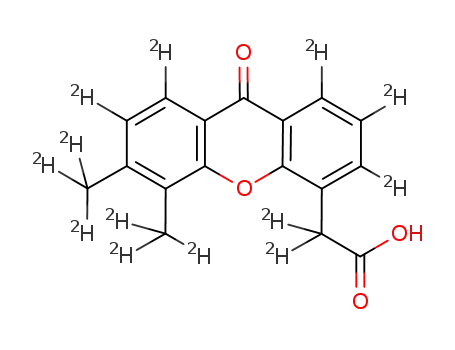 2,2-dideutero-2-(1,2,3,7,8-pentadeutero-9-oxo-5,6-bis(trideuteromethyl)-9H-xanthen-4-yl)acetic acid