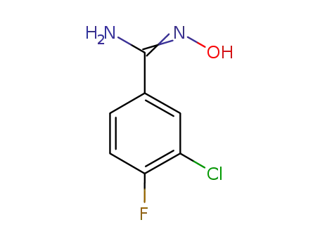 3-chloro-4-fluoro-N'-hydroxybenzenecarboximidamide