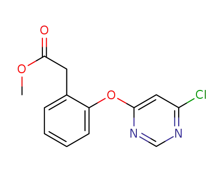 methyl 2-(2-((6-chloropyrimidin-4-yl)oxy)phenyl)acetate