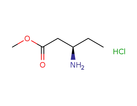 Molecular Structure of 532435-35-1 (3-aMinopentanoate Methyl hydrochloride)