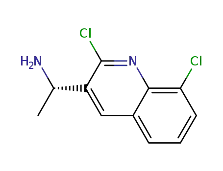 (S)-1-(2,8-dichloroquinolin-3-yl)ethanamine