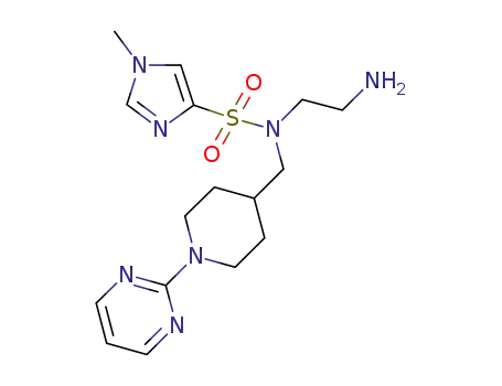 [N-(2-aminoethyl)-N-{N-(2-pyrimidinyl)-piperidin-4-ylmethyl}]-1-methyl-1H-imidazole-4-sulfonamide