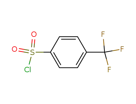Molecular Structure of 2991-42-6 (4-(Trifluoromethyl)benzene-1-sulfonyl chloride)