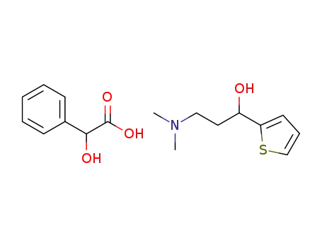 N,N-dimethyl-3-(2-thienyl)-3-hydroxypropanamine mandelate