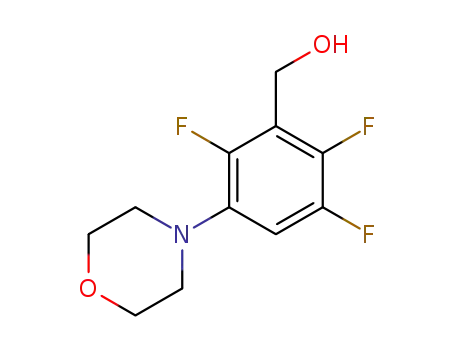 (2,3,6-trifluoro-5-morpholinophenyl)methanol