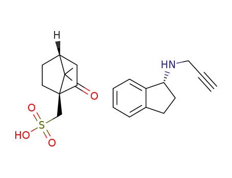 rasagiline (1S)-(+)-10-camphorsulfonate