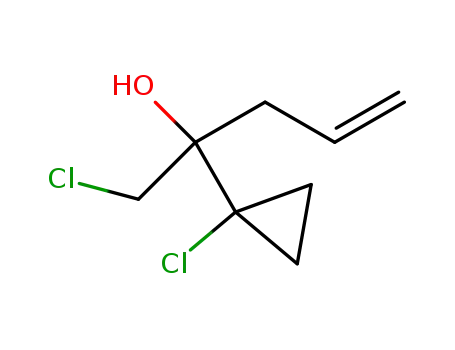 1-chloro-2-(1-chlorocyclopropyl)-4-pentene-2-ol