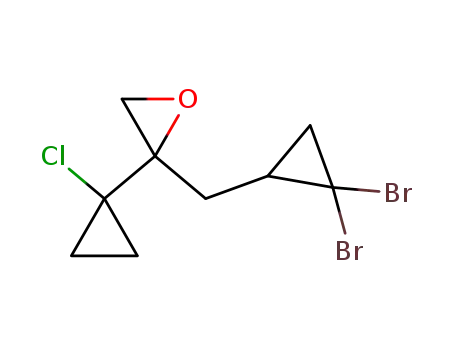 2-(1-chlorocyclopropyl)-2-(2,2-dibromocyclopropylmethyl)oxirane