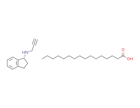 (1R)-2,3-dihydro-N-2-propynyl-1H-indane-1-amine palmitate