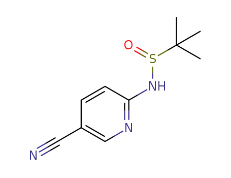 N-(5-cyanopyridin-2-yl)-2-methylpropane-2-sulfinamide