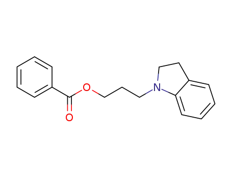 3-(indolin-1-yl)propyl benzoate