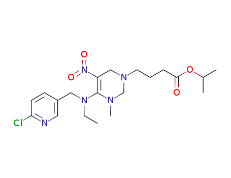 4-[(4Z)-4-[[(6-chloro-3-pyridinyl)methyl]ethylamino]-3-methyl-5-nitro-1,2,3,6-tetrahydropyrimidin-1-yl] butyric acid 1-methylethyl ester