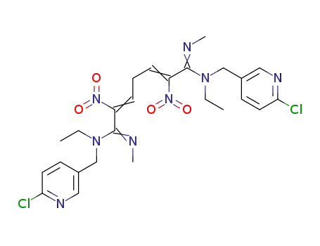 N1,N7-bis((6-chloropyridin-3-yl)methyl)-N1,N7-diethyl-N1',N7'-dimethyl-2,6-dinitrohepta-2, 5-dienediamidine