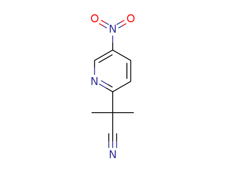 2-Methyl-2-(5-nitropyridin-2-yl)propanenitrile