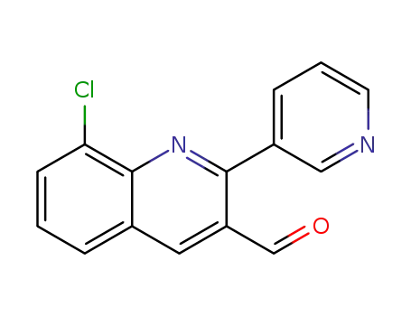 8-chloro-2-(pyridin-3-yl)quinoline-3-carbaldehyde
