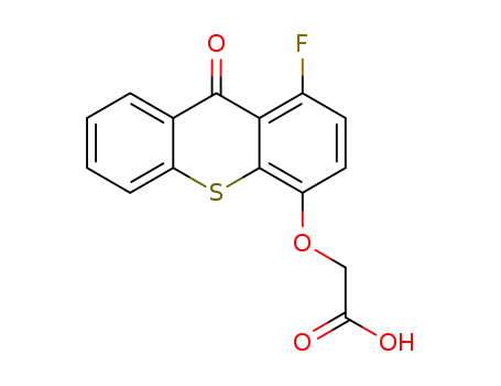 (1-fluoro-9-oxo-9H-thioxanthen-4-yloxy)-acetic acid