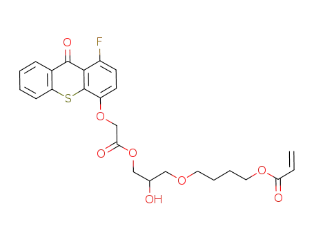 acrylic acid 4-{3-[2-(1-fluoro-9-oxo-9H-thioxanthen-4-yloxy)-acetoxy]-2-hydroxy-propoxy}-butyl ester