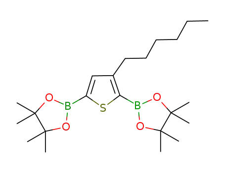 2-(3-hexyl-5-(4,4,5,5-tetramethyl-1,3,2-dioxaborolan-2-yl)thiophen-2-yl)-4,4,5,5-tetramethyl-1,3,2-dioxaborolane