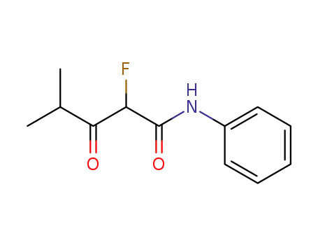 2-fluoro-4-methyl-3-oxo-N-phenylpentanamide